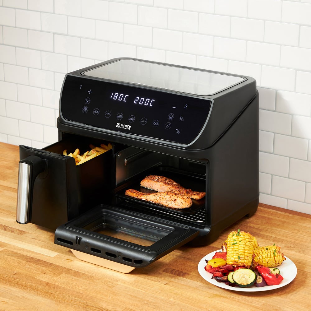 Haden Black 12L Dual Drawer Air Fryer Image 2