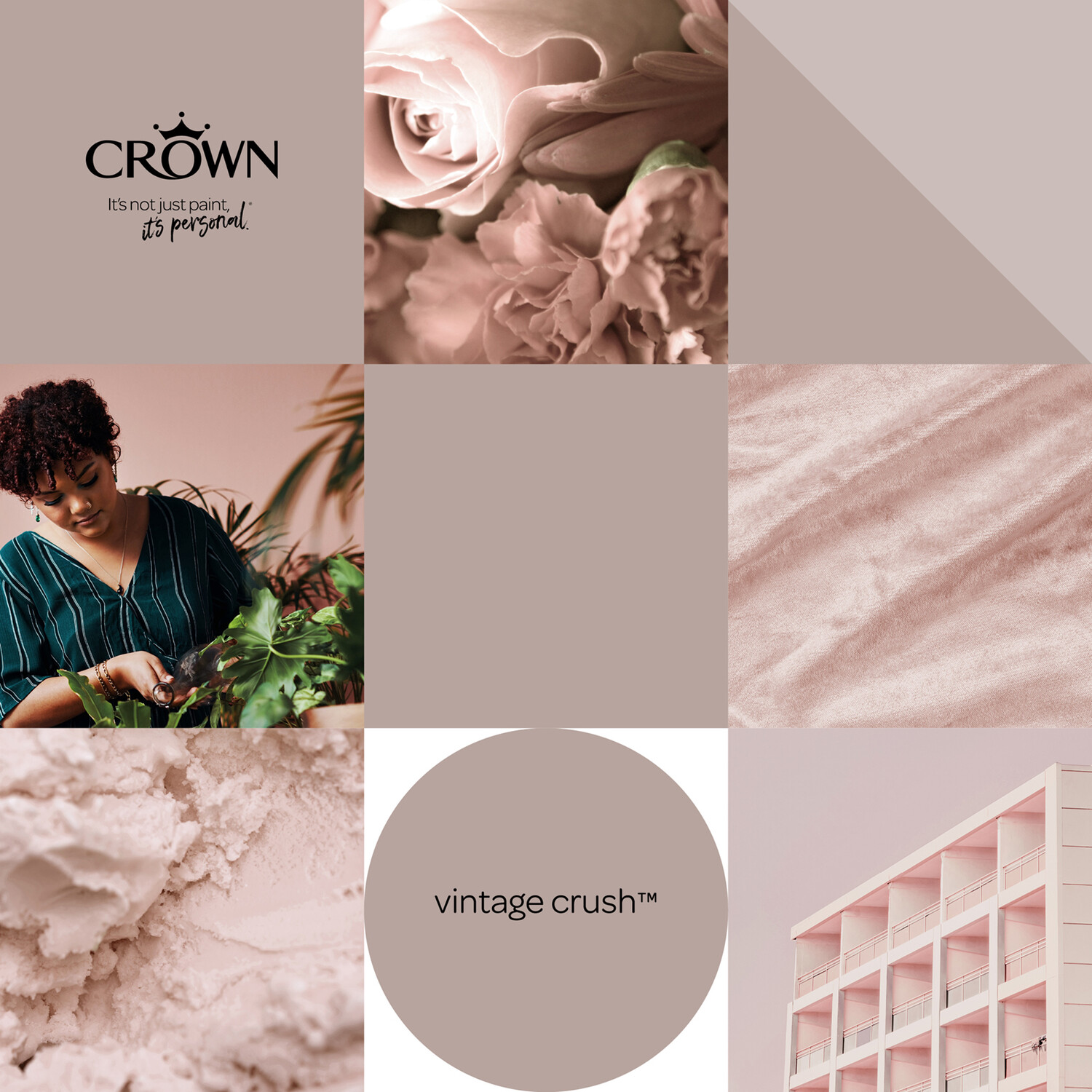 Crown Walls & Ceilings Vintage Crush Mid Sheen Emulsion Paint 2.5L Image 7