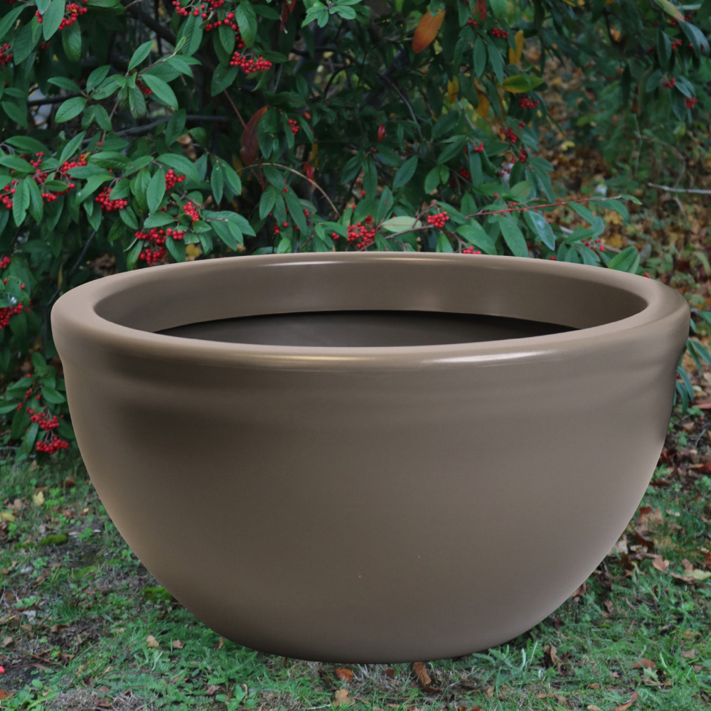 Trifibre Hampton Clay Low Bowl Planter 46 x 88cm Image 2