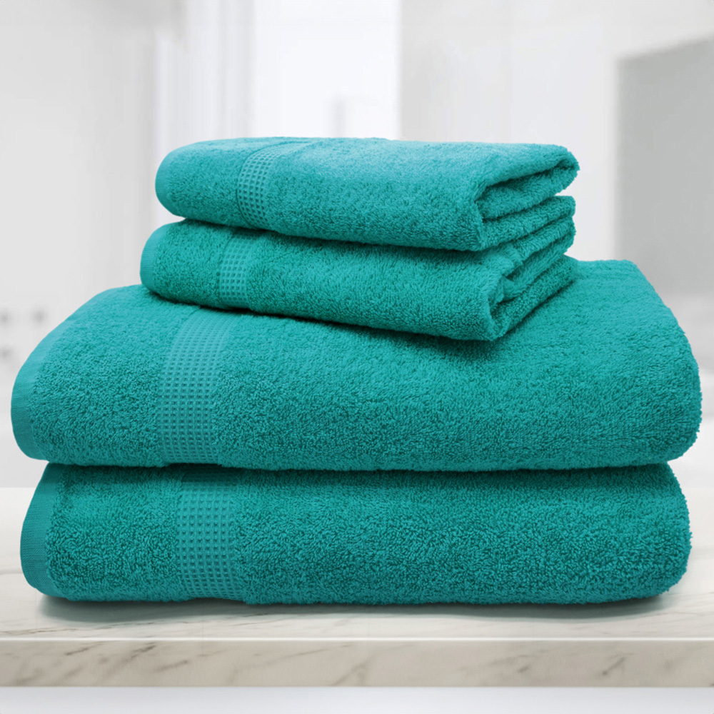 Mayfair Egyptian Cotton Jade Bath Sheet Set of 2 Image 3