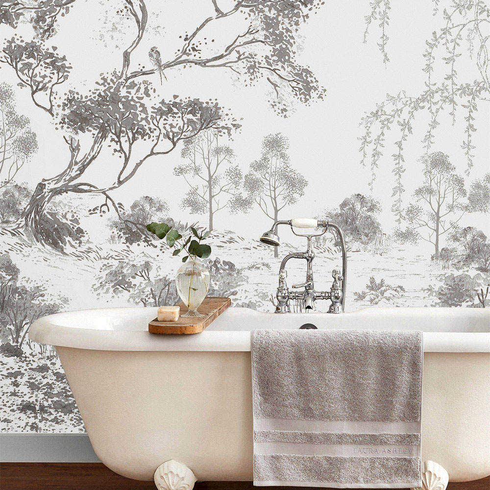 Laura Ashley Talbenny Mono Mural Image 1