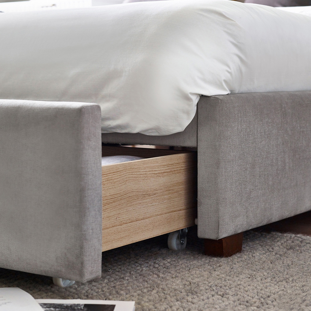 Julian Bowen Savannah King Size Grey Bed Frame Image 7