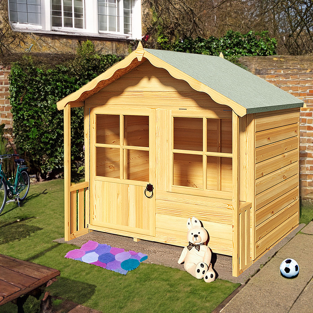 Shire 5 x 4ft Kitty Playhouse Shed Image 2
