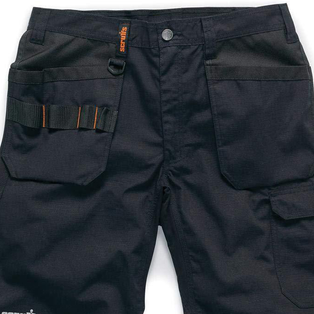 Scruffs Trade Flex Holster Short Black 38 inch Waist Image 2