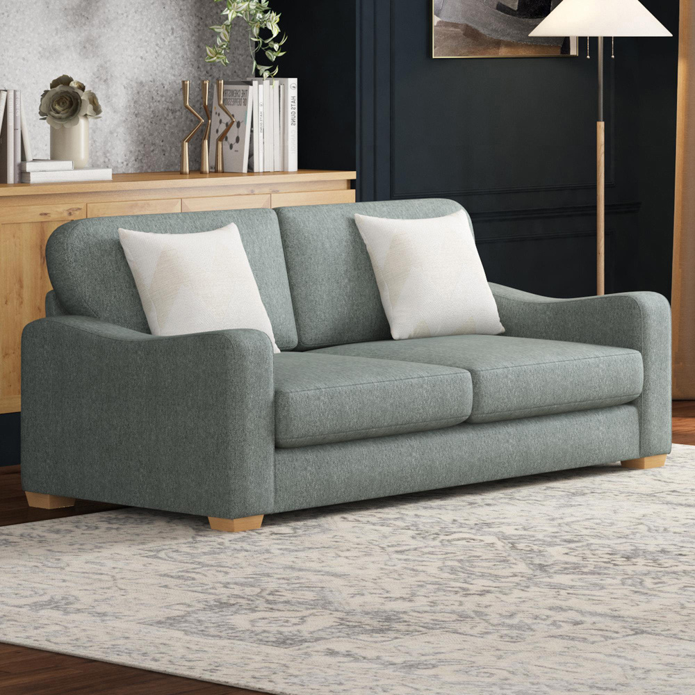 Theadford 3 Seater Venice Granite Fixed Back Sofa Image 4