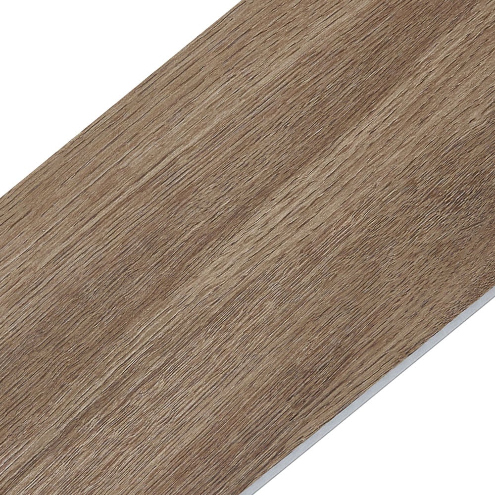 Living and Home Walnut Brown Wood Grain Rectangle PVC Flooring 20 Pack Image 5