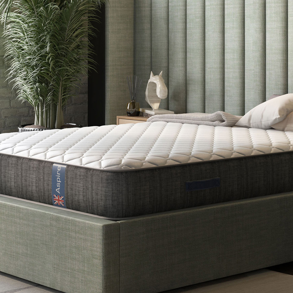 Aspire Single Pocket+ and Wool Mattress Image 3