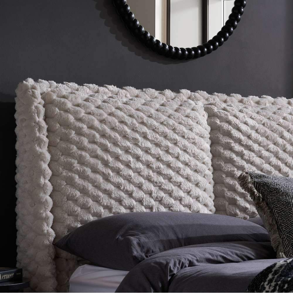Birlea Tilly Double Faux Fur Bed Image 6