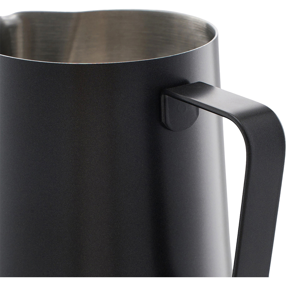 Living and Home Black Stainless Steel Milk Frothing Jug 350ml Image 6