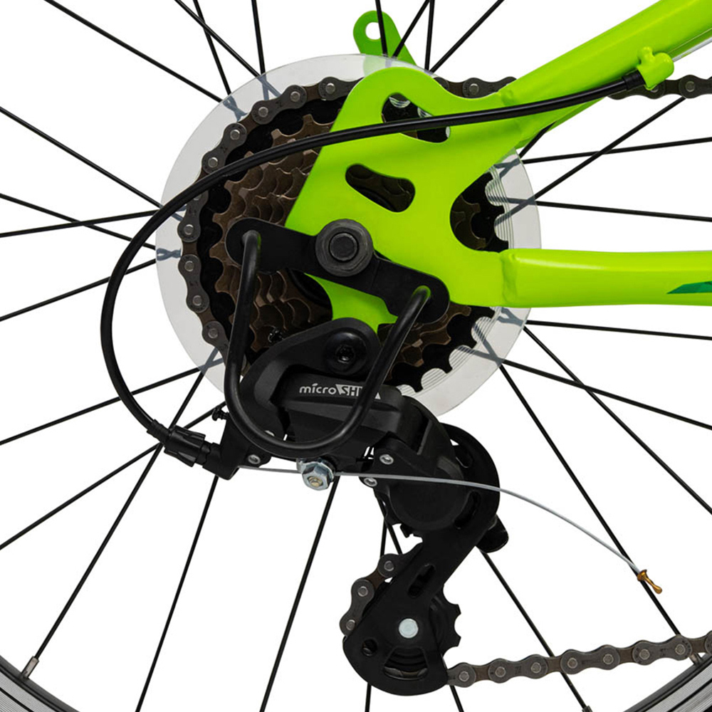Huffy Extent 20349W Green Anti-Freeze 20 inch Kids Mountain Bike Image 4