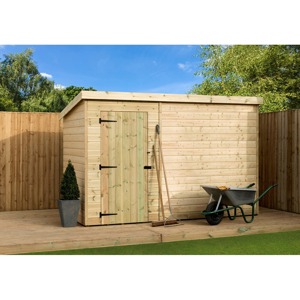 Empire Sheds 1000 8 x 6ft Tongue and Groove Pent Garden Shed Image 2