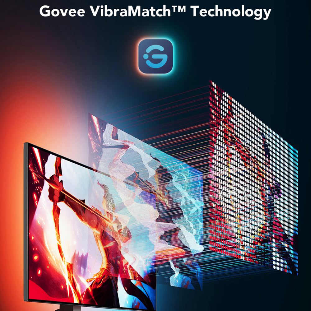 Govee G1 RGBIC LED Smart PC Gaming Strip Light 27-24 inch Image 5