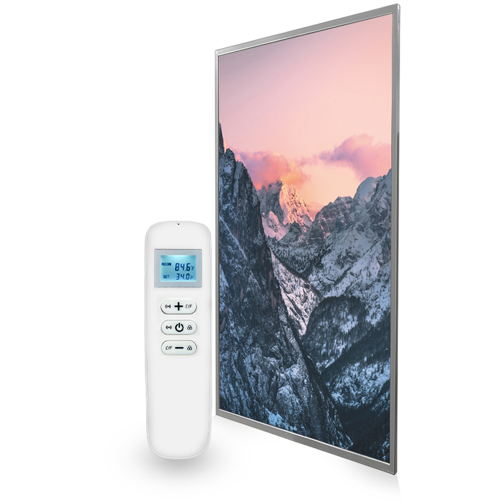 Mirrorstone Nexus Valley at Dusk Image Wi-Fi Infrared Heating Panel 900W 795 x 1195mm Image 2