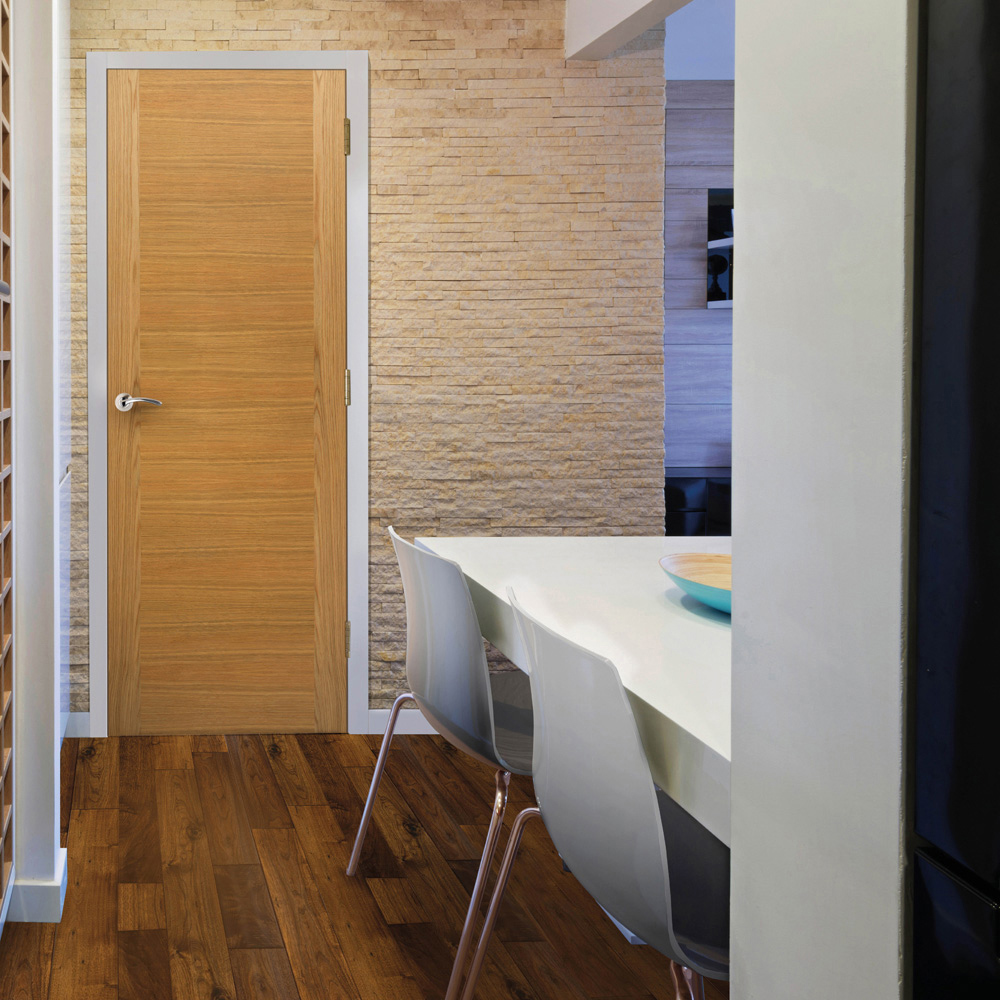 JB Kind Ostria Oak Veneered FD30 Internal Flush Door 1981 x 686mm Image 2