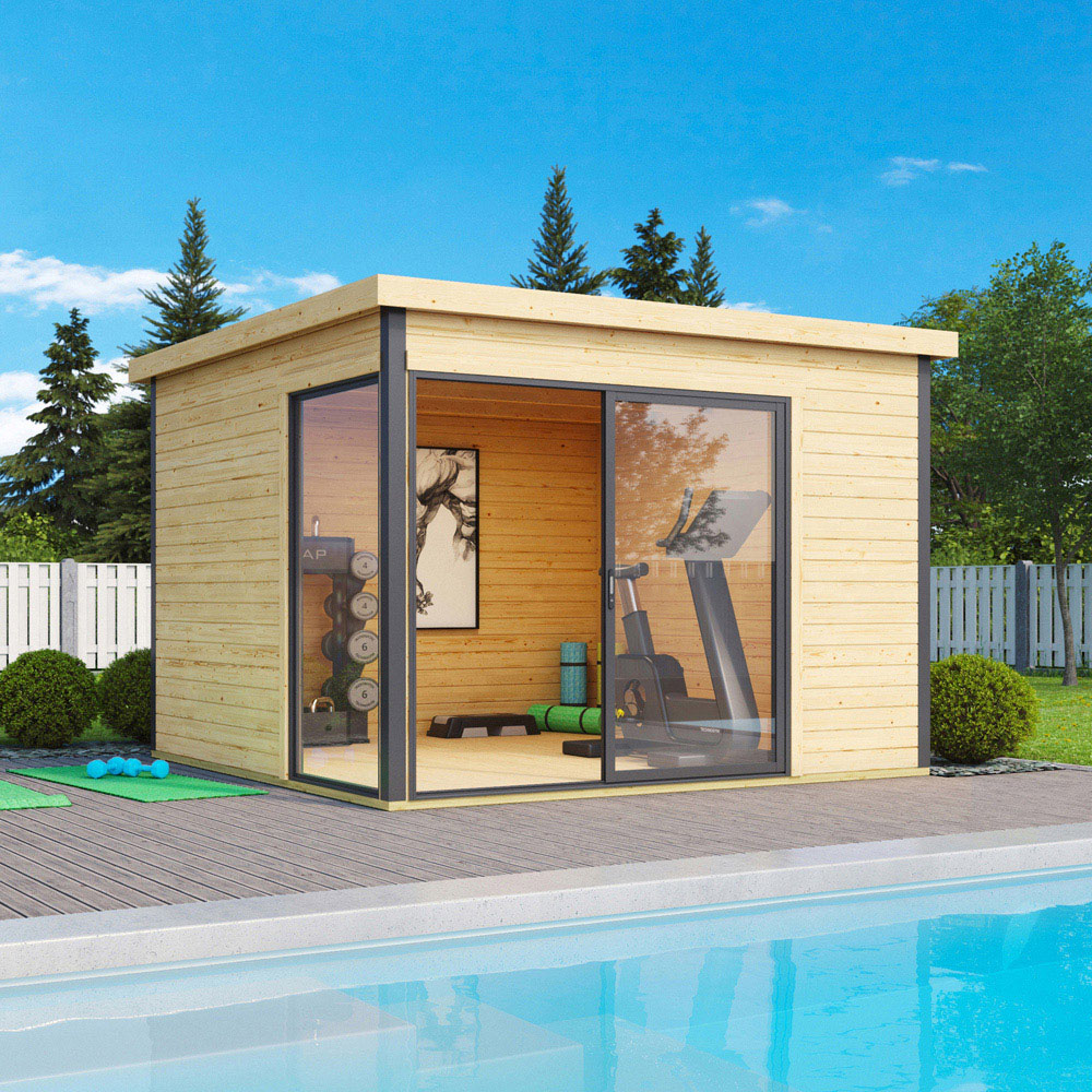 Norland Domeo 1 10.5 x 10.5ft Pent Garden Cabin Image 3