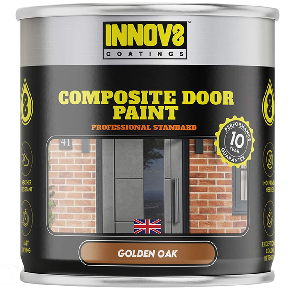 Innov8 Coatings Composite Door Paint 750ml Golden Oak Image 2