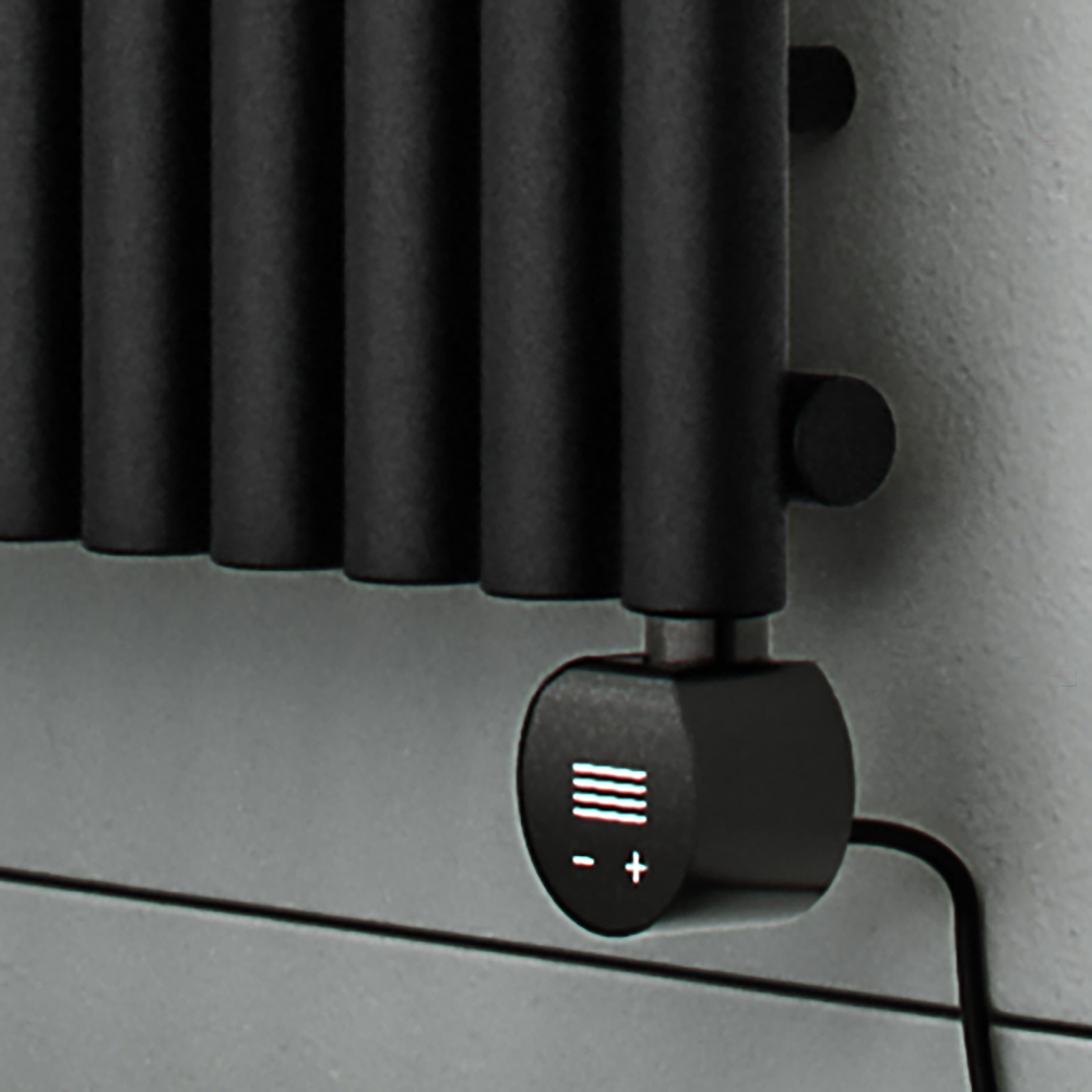 Terma Rolo-Room E Wi-Fi Heban Black Electric Radiator 1500W 2000 x 590mm Image 6