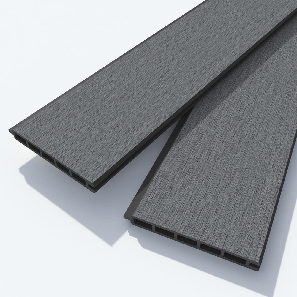 Charles & Ivy Fusion 6ft Mid Grey Fence Panel Image 2