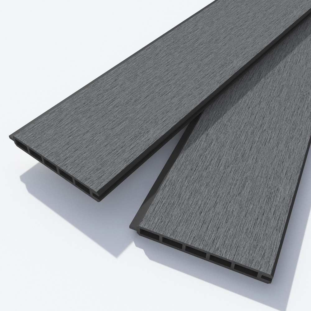 Charles & Ivy Fusion 4ft Mid Grey Fence Panel with Aluminium Posts Image 2