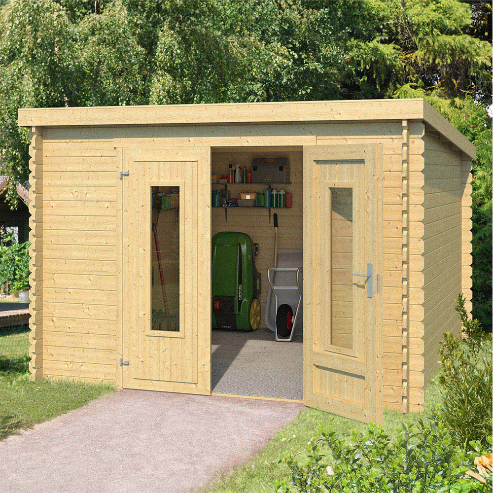 Lasita Osland Sacramento 9.6 x 9.6ft Pent Garden Cabin Image 2