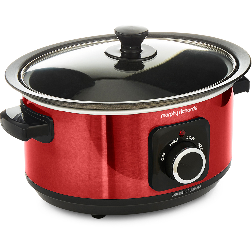 Morphy Richards Accents 460026 Red Sear and Stew 3.5L Slow Cooker 163W Image 4