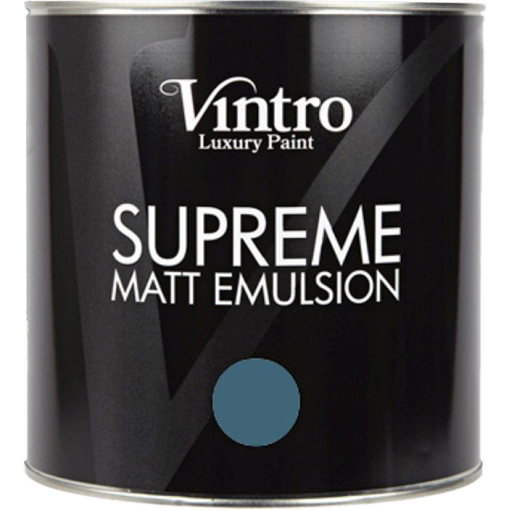 Vintro Paint French Navy Matt Emulsion Interior Paint 2.5L Image 2