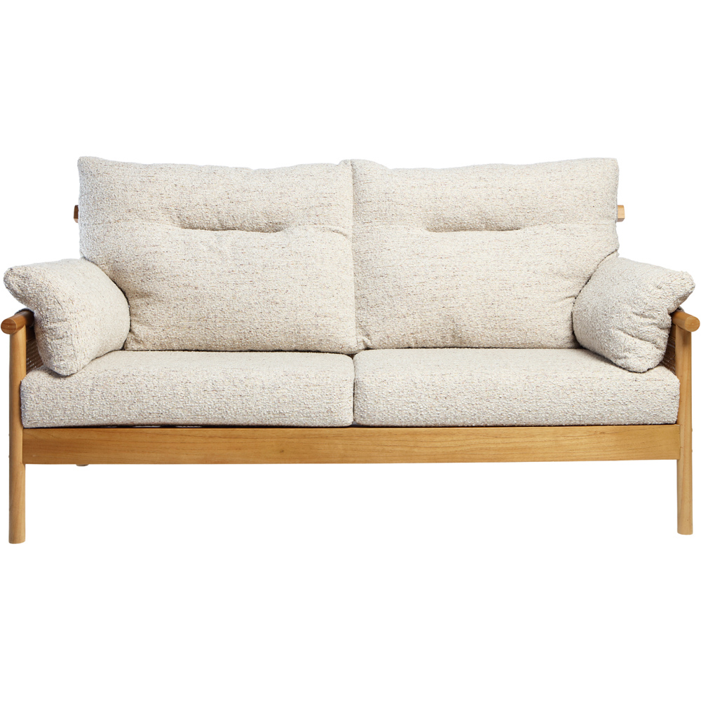 Desser Mindi 5 Seater Light Oak Natural Rattan Sutton Sofa Set Image 3