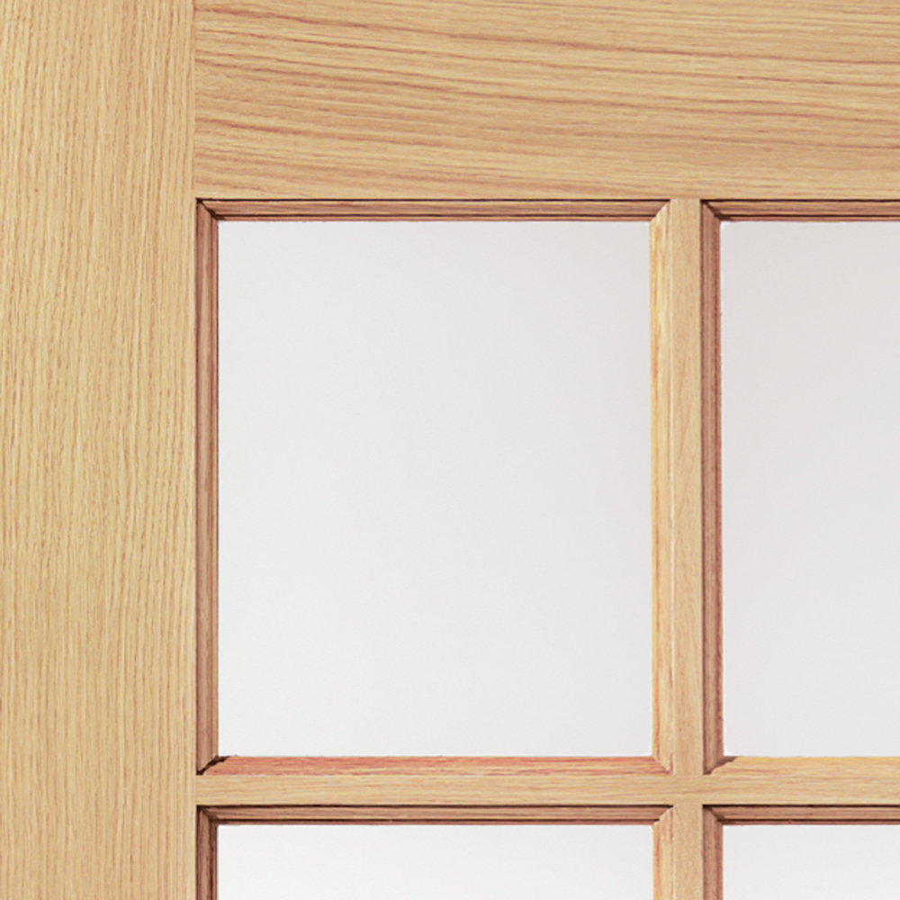 JB Kind Thames Cottage Oak 6 Glazed Internal Door 2040 x 826mm Image 3