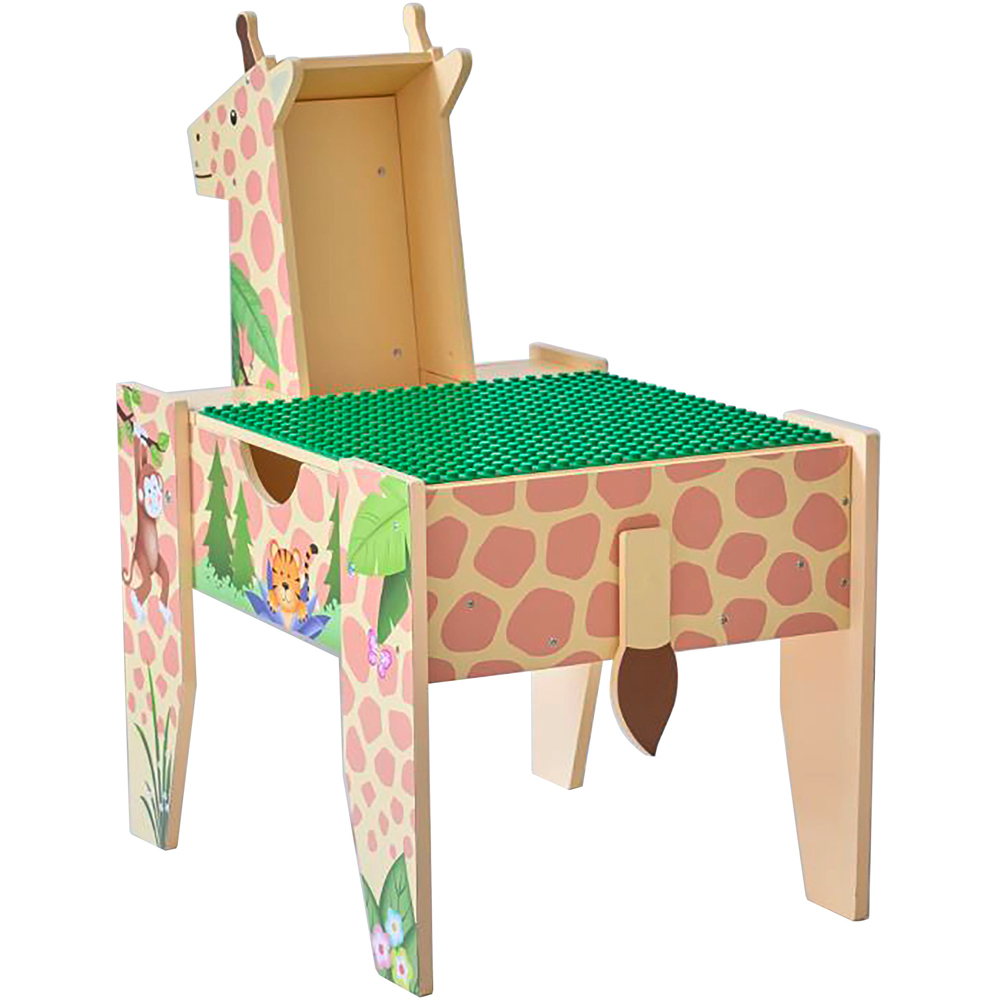 Teamson Kids Multicolour Jungle Giraffe 2-in-1 Activity Table Image 4