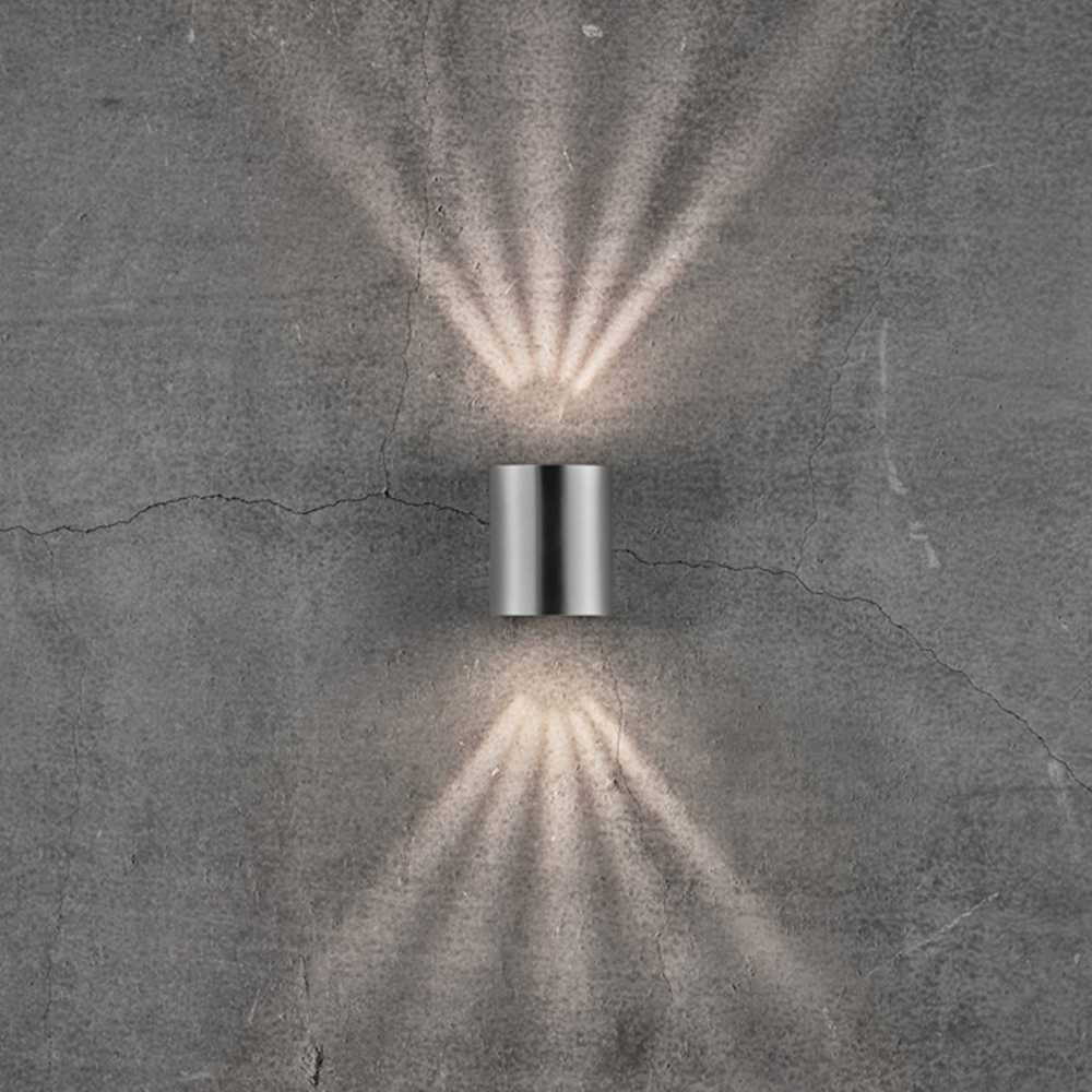 Nordlux Canto 2 Stainless Steel Wall Light Image 7