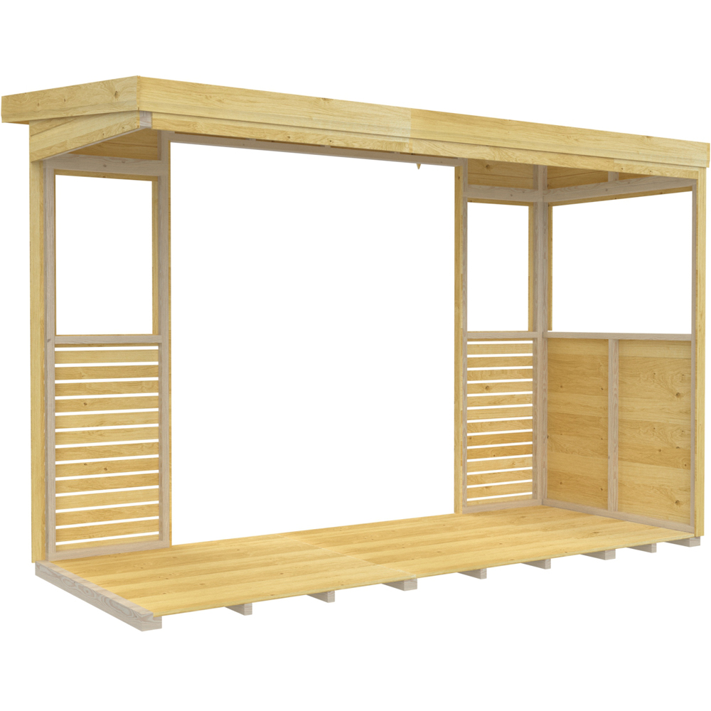 DIY Sheds 10 x 4ft Pressure Treated Tongue and Groove Timber Outdoor Kitchen Shelter Image 3