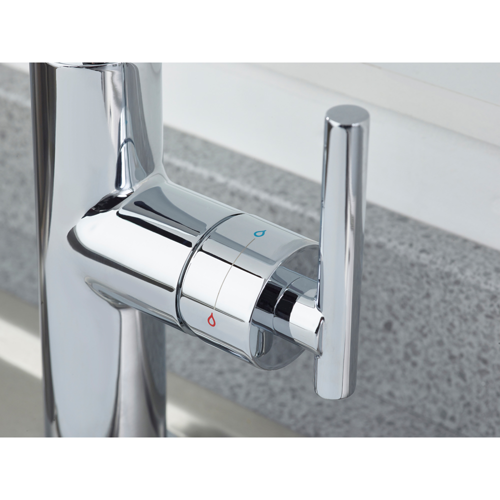Bristan Jule Chrome Pull Out Kitchen Mono Sink Mixer Tap Image 4