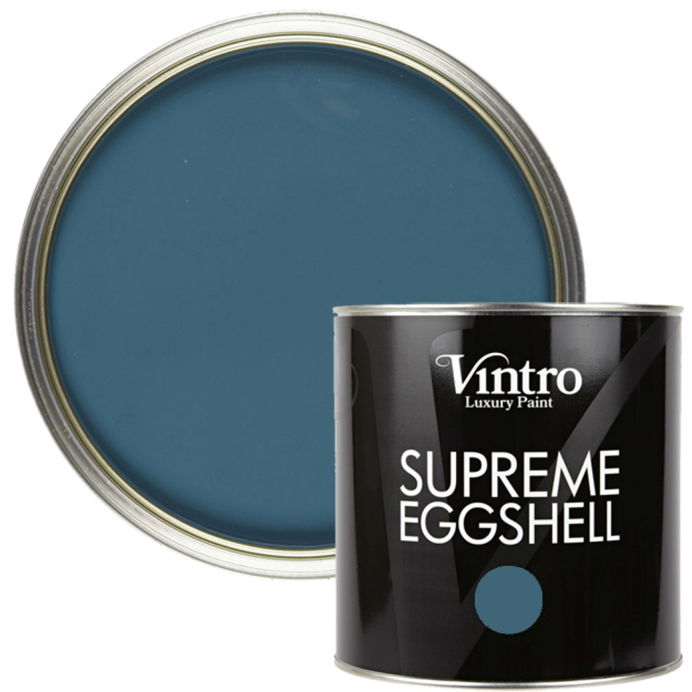 Vintro Paint French Navy Eggshell Paint 2.5L Image 1