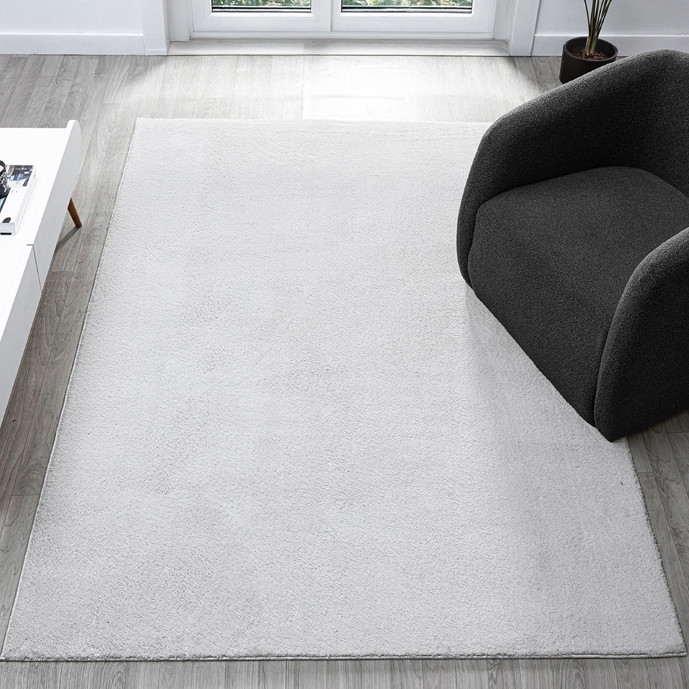 Desire Rugs Comfy Silver Anti Slip Felt Backing Rug 60 x 100cm Image 2
