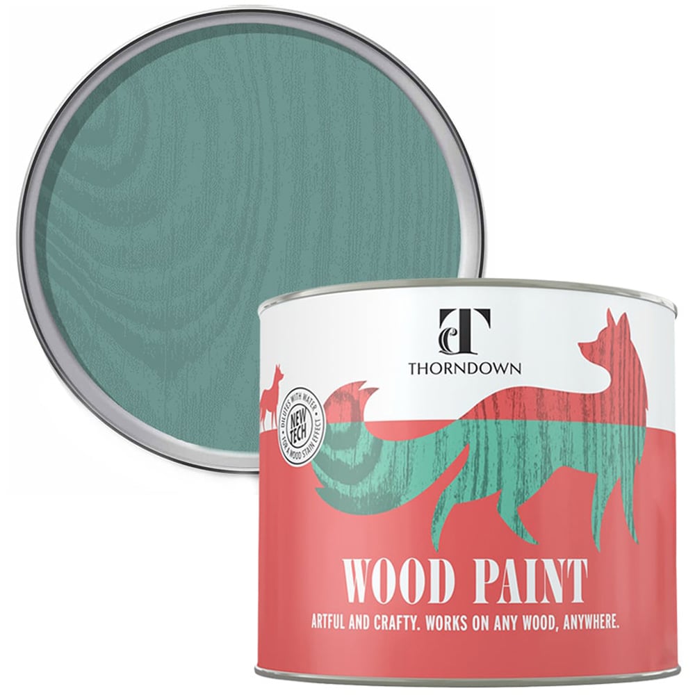 Thorndown Slade Green Satin Wood Paint 750ml Image 1
