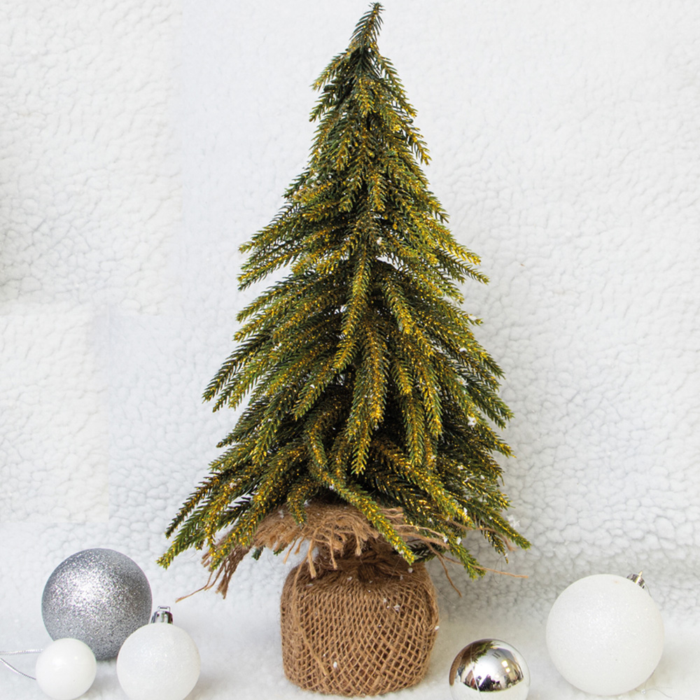 St Helens Gold Finish Decorative Christmas Tree 35cm Image 4