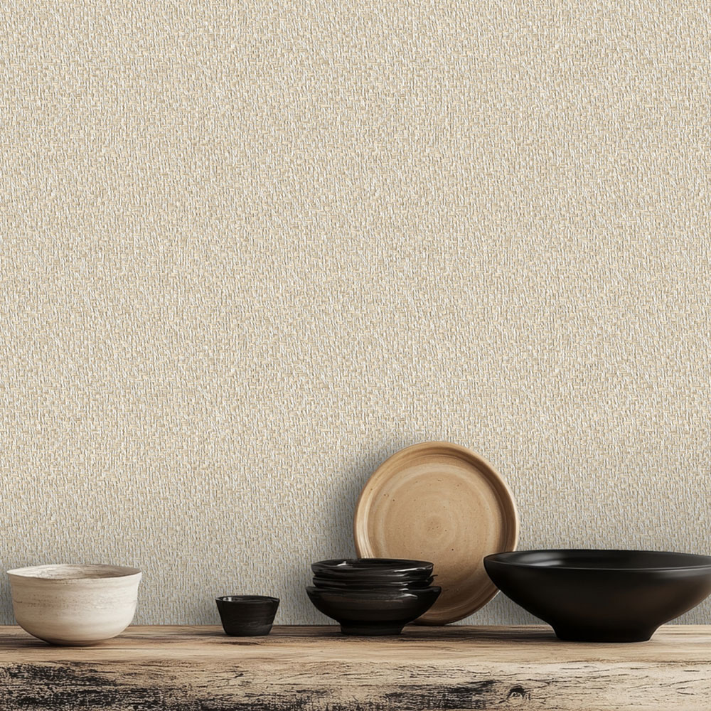 Design ID Natures Weave Beige Wallpaper Image 4