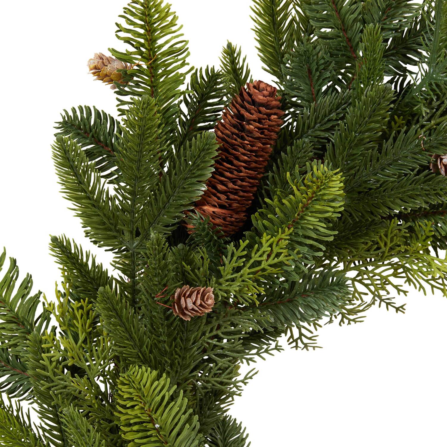 Pinecone Floristry Wreath - Green Image 2