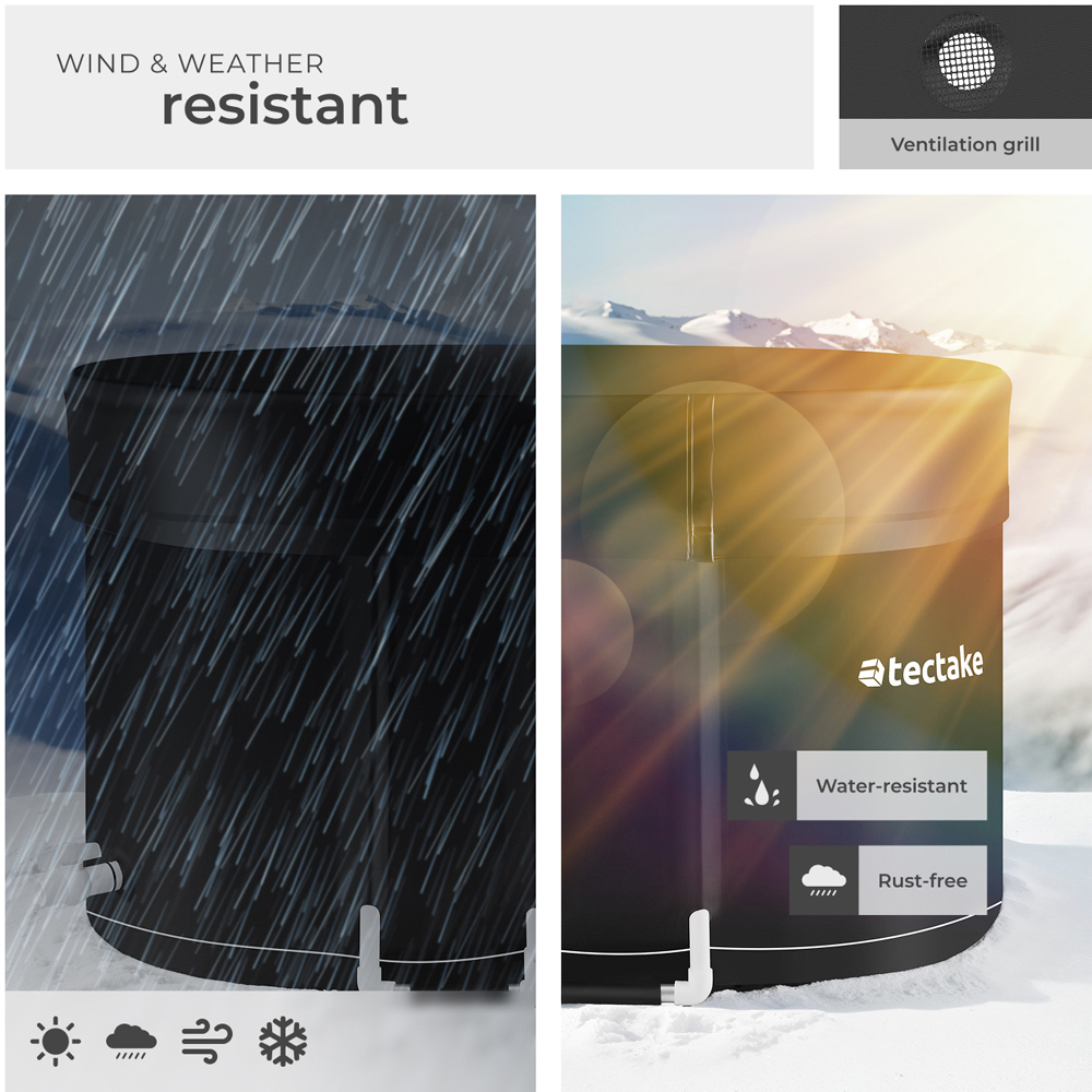 tectake Espoo Foldable Triple Insulation Portable Ice Bath Tub 375L Image 7