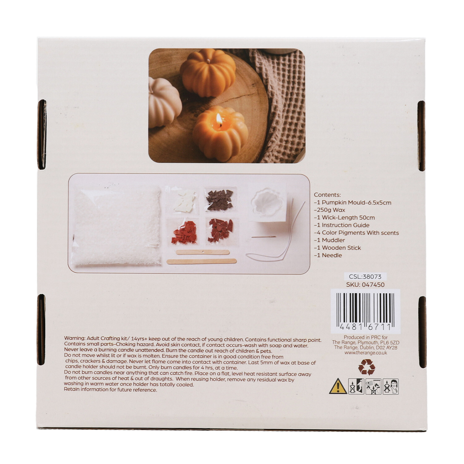 Pumpkin Candle Making Kit Image 2