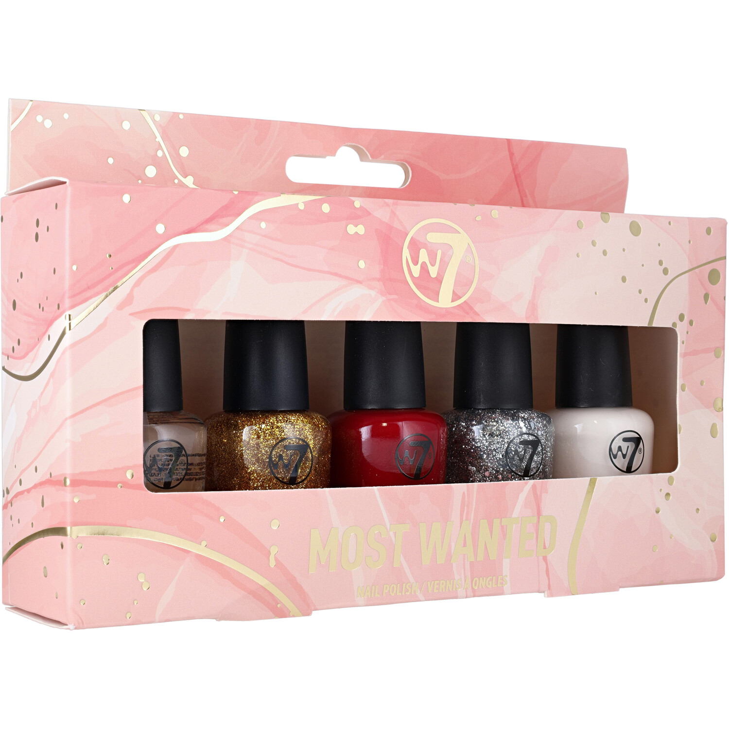 W7 Most Wanted Nail Polish Gift Set - Pink Image 2