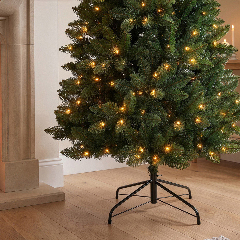 Bosk Anders Pre-Lit 300 Warm White LED Fir Artificial Christmas Tree 7ft Image 6