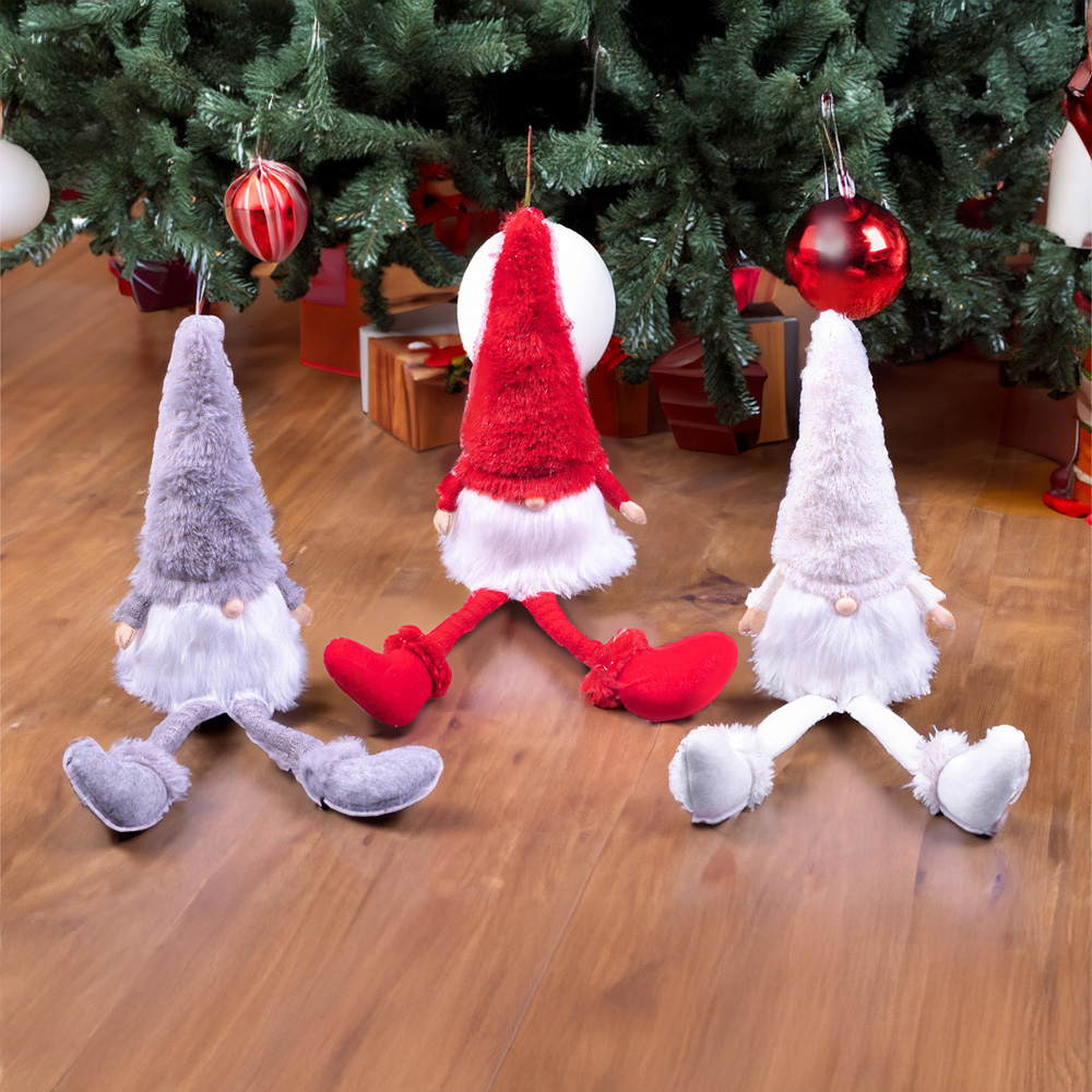 St Helens Grey Long Legged Sitting Henderick Gonk Decoration Image 3