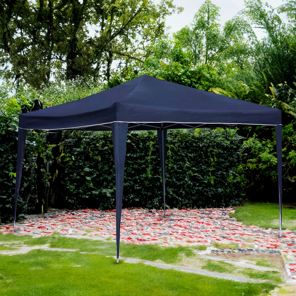 Charles Bentley 3 x 3m Blue Pop Up Gazebo Image 1