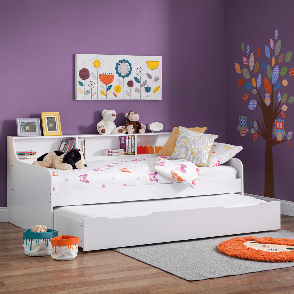 Julian Bowen Grace White Daybed with Ellie Underbed Image 4