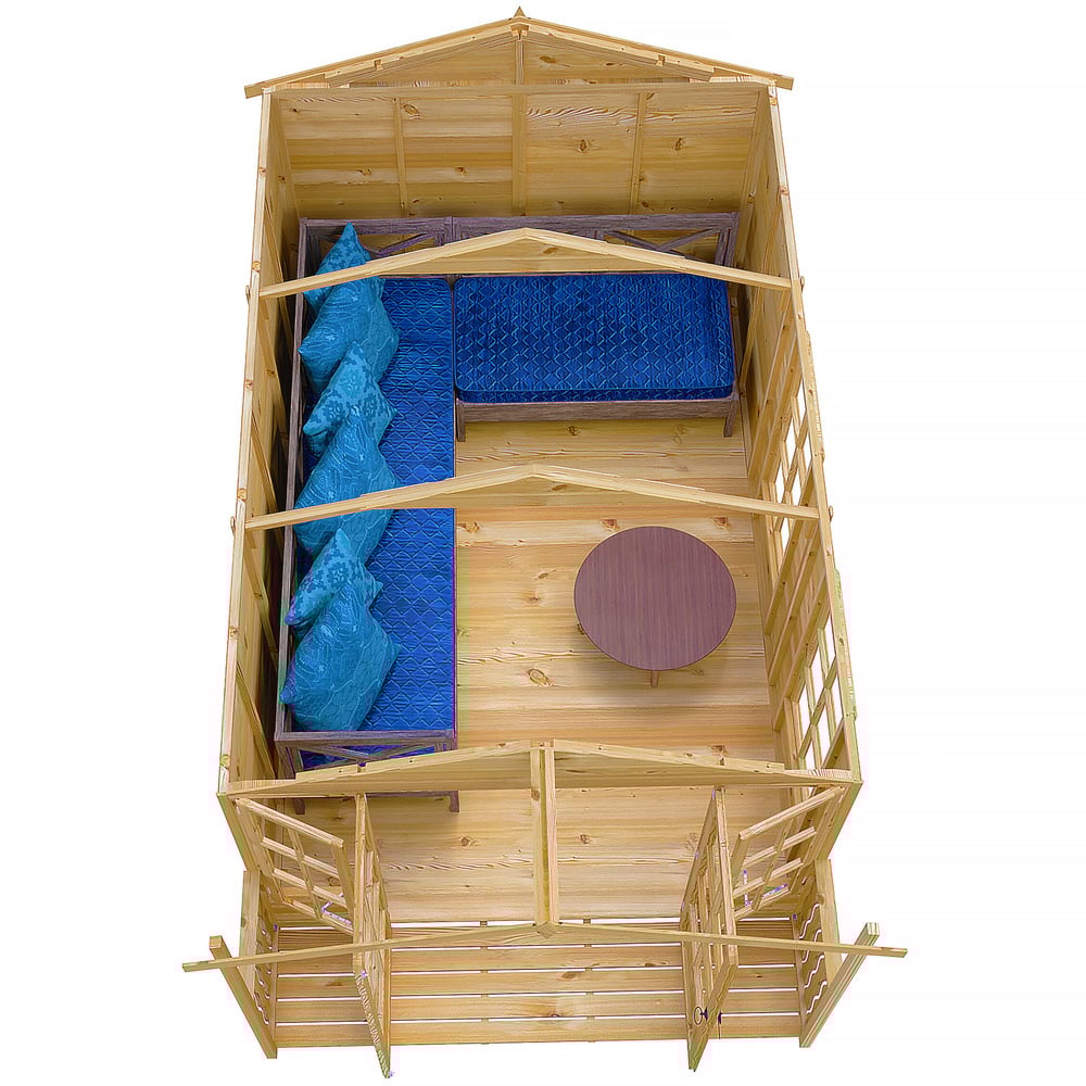 Shire Delmora 8 x 14ft Double Door Traditional Summerhouse Image 4