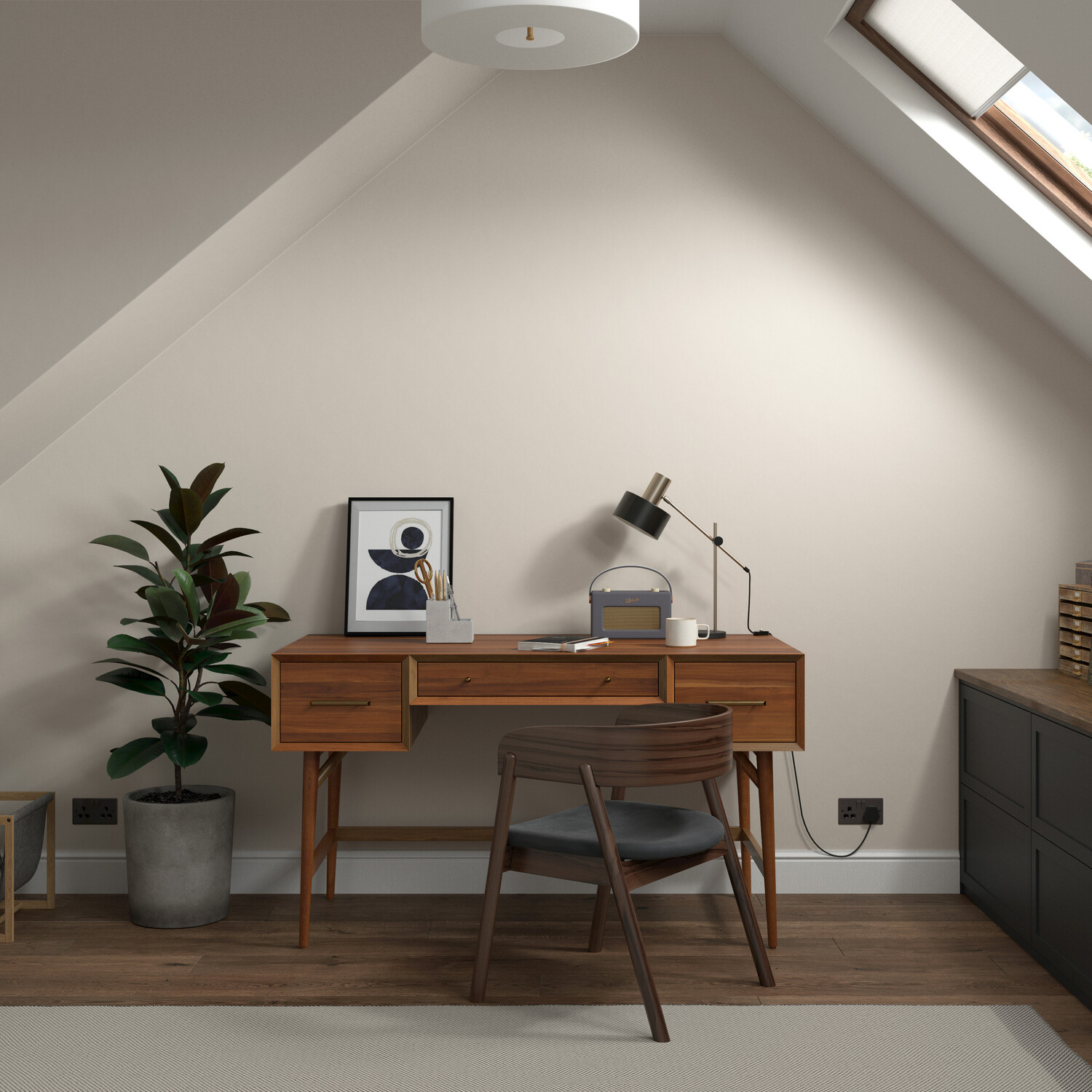 Dulux Heritage Walls and Ceilings Pale Walnut Velvet Matt Emulsion Paint Tester Image 8