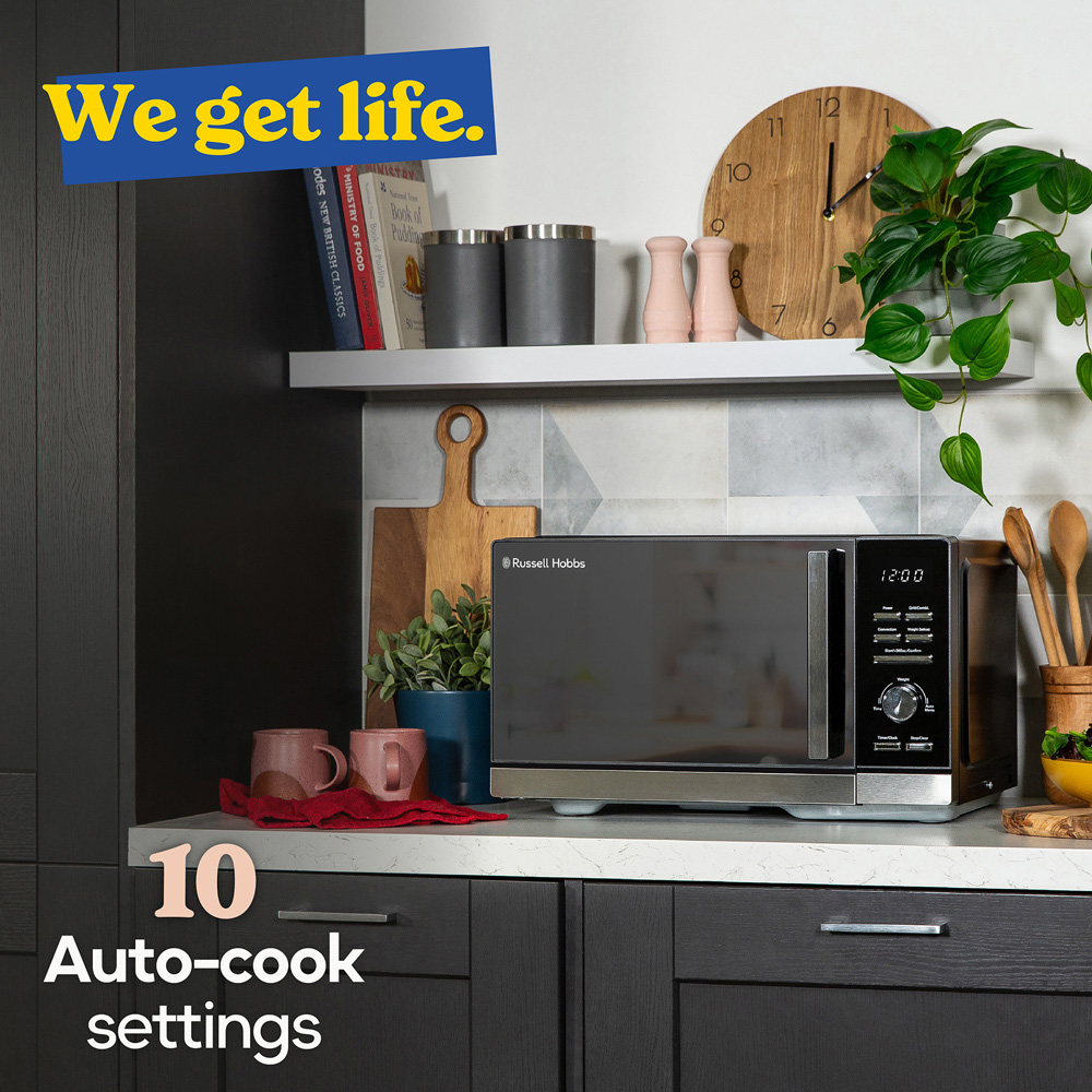 Russell Hobbs RHM2501B Black 25L Digital Combination Microwave 900W Image 8