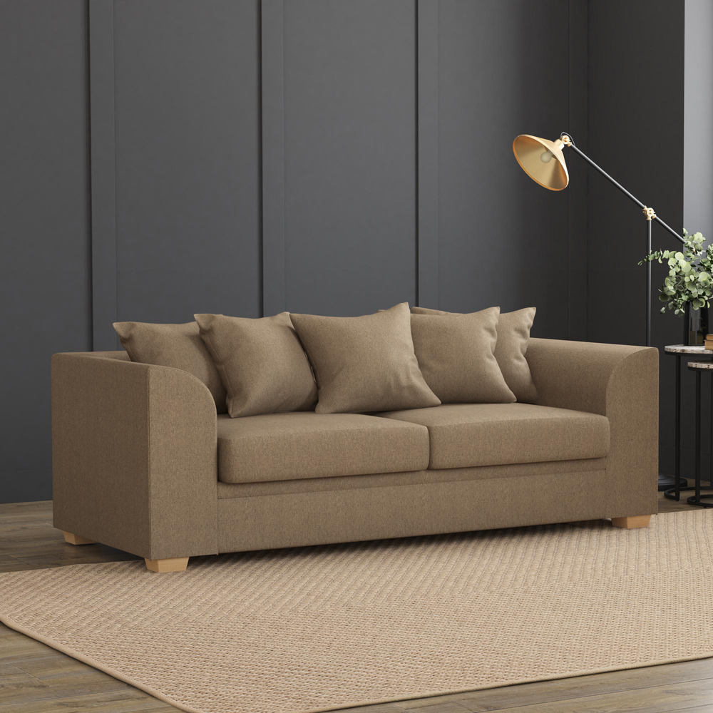 Modo 5 Seater Nutmeg Venice Scatter Back Sofa Set Image 5