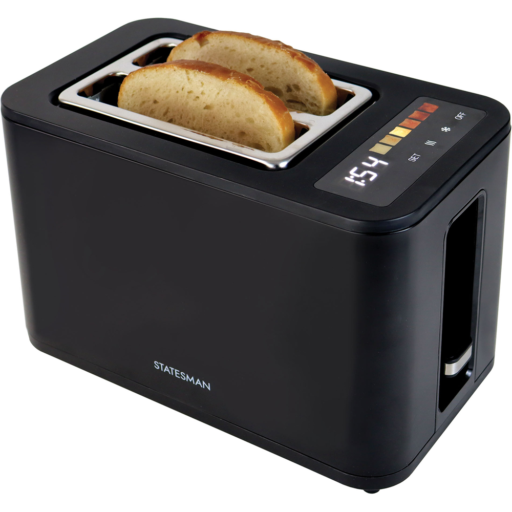 Statesman SKT02918B Black 2 Slice Digital Toaster 900W Image 3